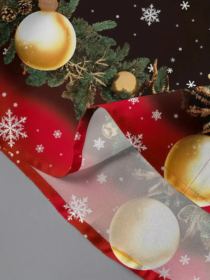 Ethan - Festlig langermet skjorte med julemotiv for juleglede