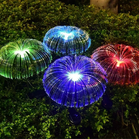 JellyGlow - Solcelledrevne manetlys for magisk utendørsbelysning