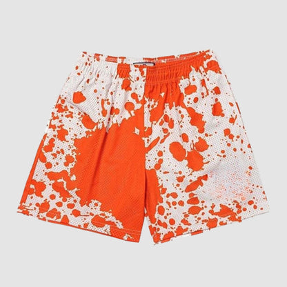 Simon - Sporty shorts med elastisk linning og snøring