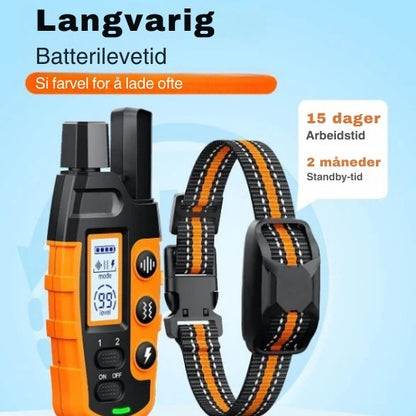 ProTrain - Fjernstyrt dressurhalsbånd med lang rekkevidde og justerbare moduser