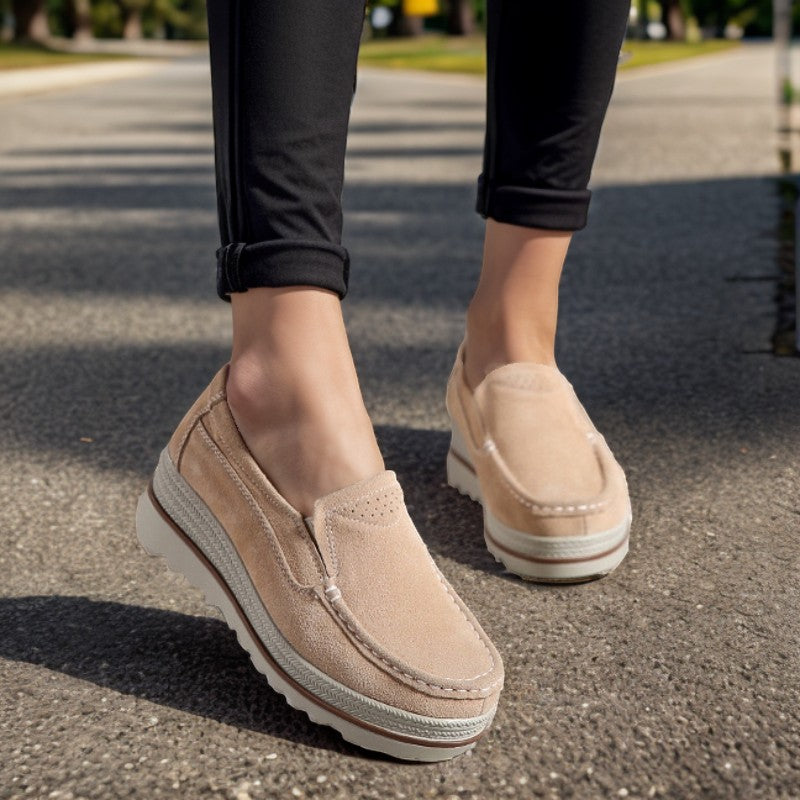 Mona – Kilesåleloafers med rund tå