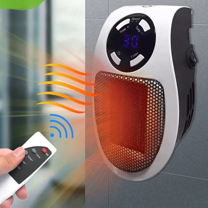 HeatWave - Kompakt og Effektiv Bærbar Varmeovn med Justerbar Termostat