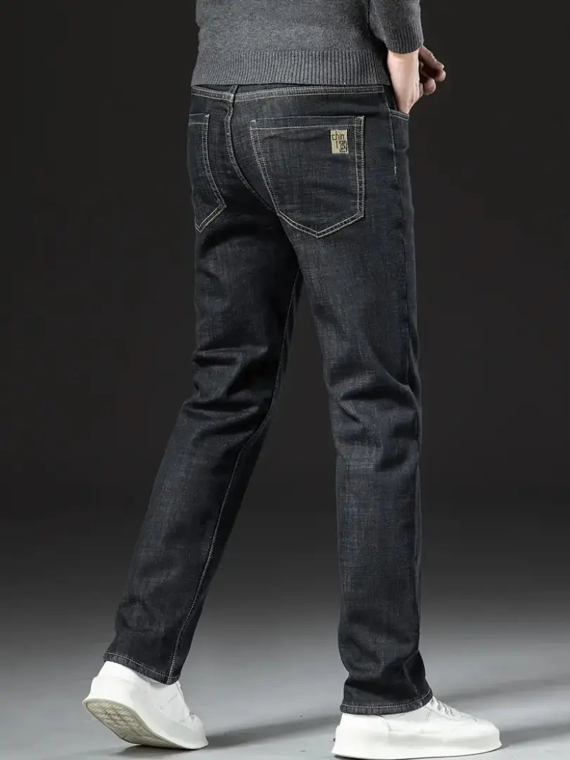 Runar - Fleecefôret denimbukse for ekstra varme og stil