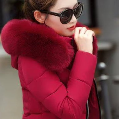 Else – Langermet pelshette tykk frakk