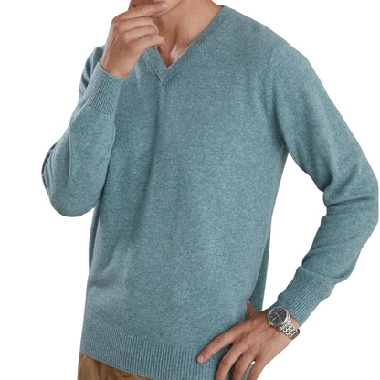 Lennart – Genser med V-hals og lange ermer til hverdagsbruk