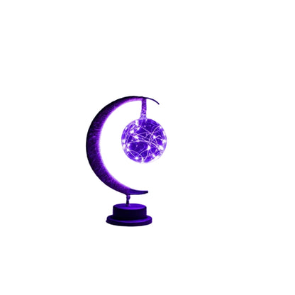 LunaGlow – Bærbar LED Månelampe med Dekorativ Ramme