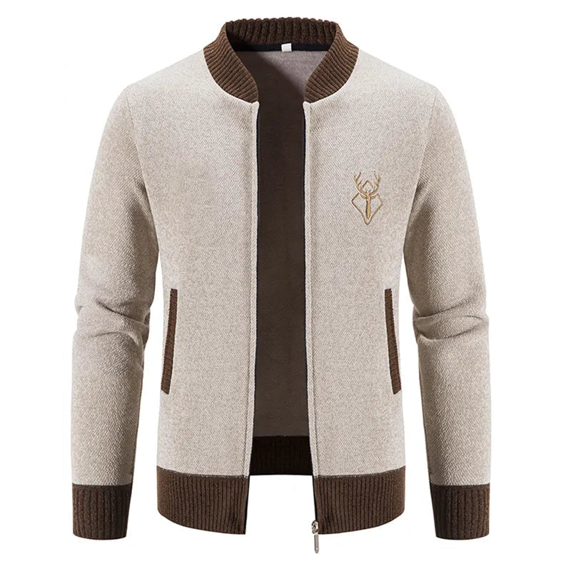 Bruno - Slim-Fit Langermet Jakke Med Glidelås Og Lommer