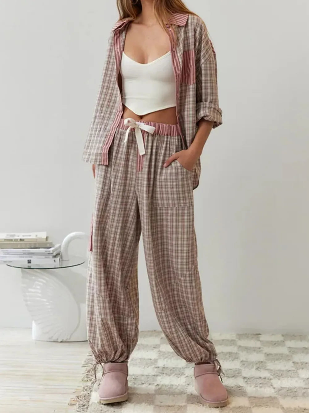 Freya - Vintage-inspirert pyjamassett for ultimat komfort