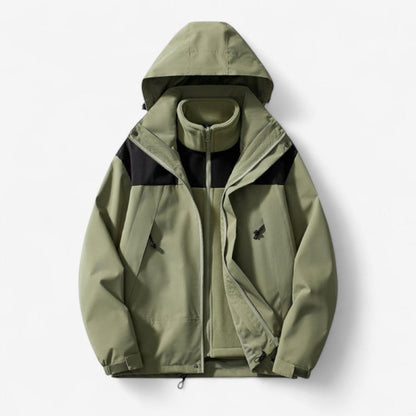 FlexZip – 3 i 1 Avtakbar Zip Jakke med Sidelommer