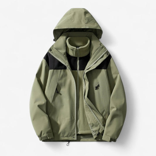 FlexZip – 3 i 1 Avtakbar Zip Jakke med Sidelommer