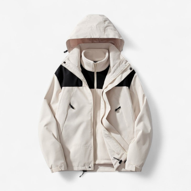 FlexZip – 3 i 1 Avtakbar Zip Jakke med Sidelommer