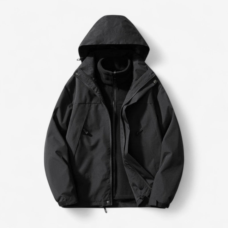 FlexZip – 3 i 1 Avtakbar Zip Jakke med Sidelommer