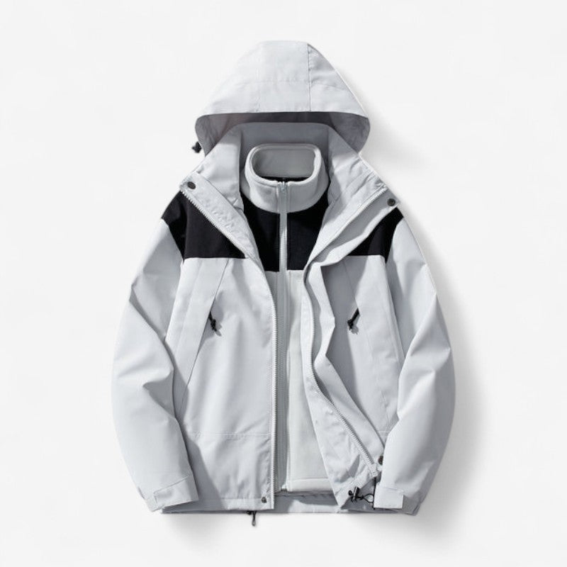 FlexZip – 3 i 1 Avtakbar Zip Jakke med Sidelommer