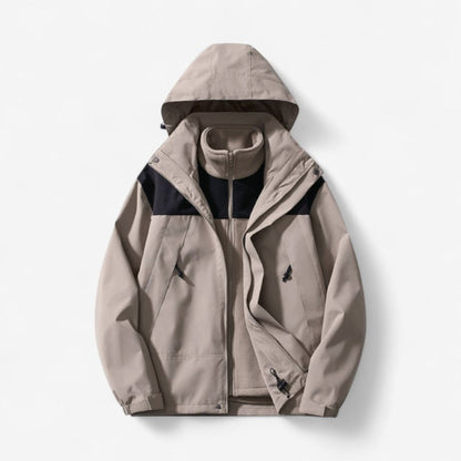 FlexZip – 3 i 1 Avtakbar Zip Jakke med Sidelommer