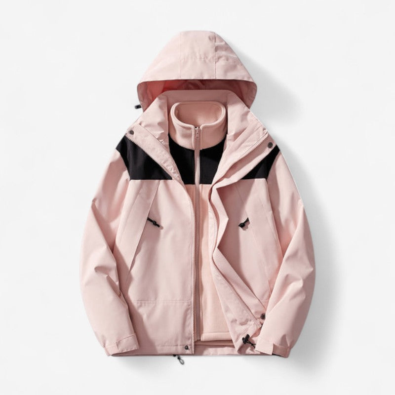 FlexZip – 3 i 1 Avtakbar Zip Jakke med Sidelommer