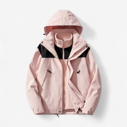 FlexZip – 3 i 1 Avtakbar Zip Jakke med Sidelommer