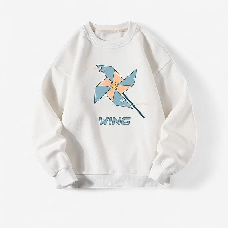 Archer – Langermet Genser med Rund Hals og Ribbedetaljer