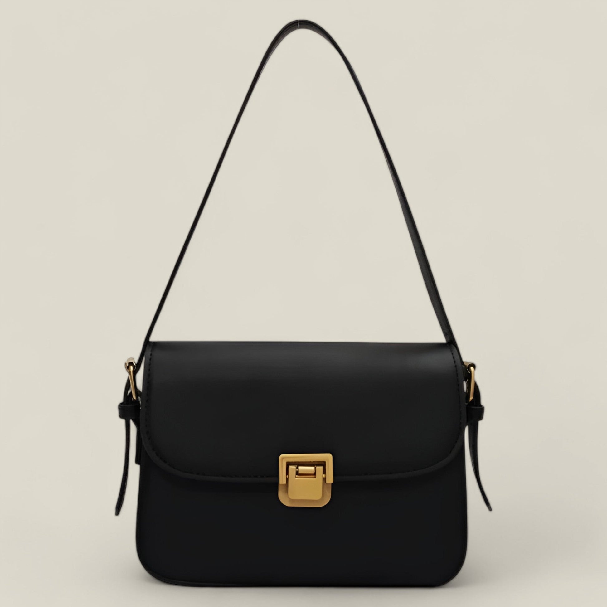 Eva - Elegant Minimalist Skulderveske med Praktisk Design-1