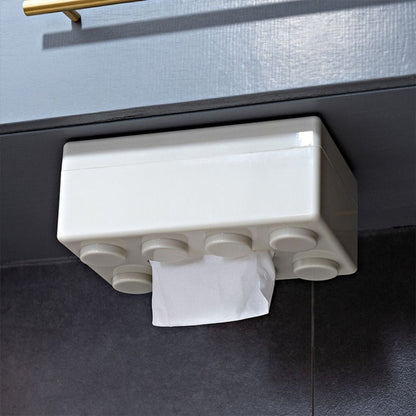 EasePop - Praktisk Papirhåndkleskrin med Enkel Åpning og Påfylling i Blokkstil