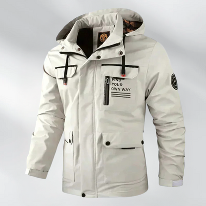 Nolan - Vind- og regnjakke med romslige lommer