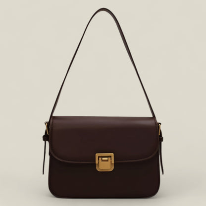 Eva - Elegant Minimalist Skulderveske med Praktisk Design-3