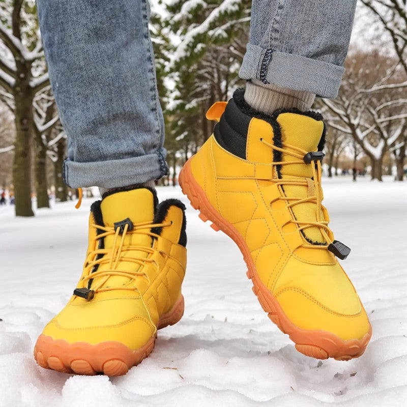 StepEase – Barfotstøvler med flat såle og rund tå