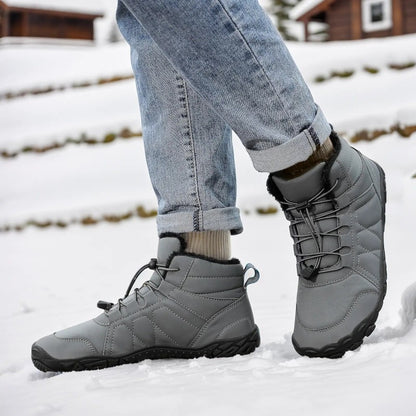 StepEase – Barfotstøvler med flat såle og rund tå