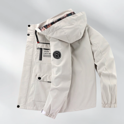 Nolan - Vind- og regnjakke med romslige lommer