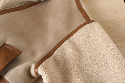 Juno - Komfortabel langermet fuskepelsjakke