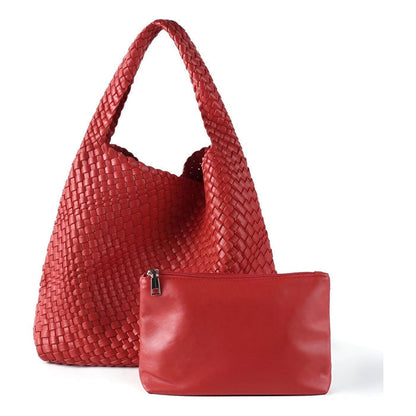 Laura - Stilig håndvevd skulderveske med romslig design