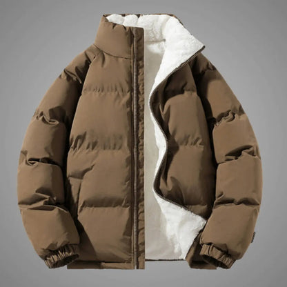 Carter - Stilig pufferjakke med høy krage og avslappet passform