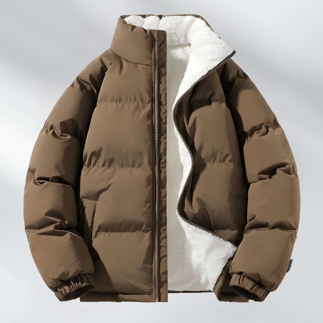Levi - Trendy pufferjakke med elastiske mansjetter
