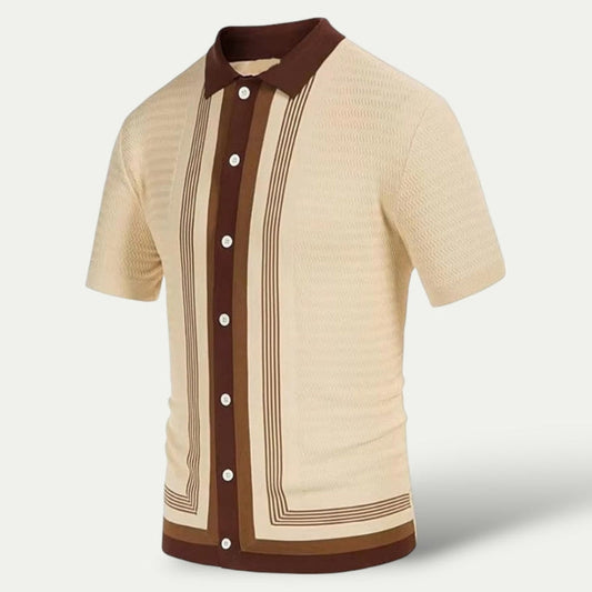 Tony – Slim Fit Polo med Korte Ermer