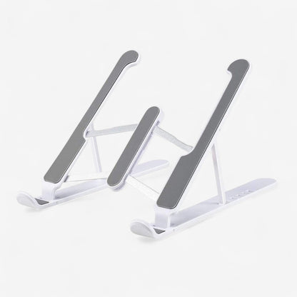 AirLift – Sammenleggbar Laptopstativ med Justerbare Vinkler og Kjøledesign