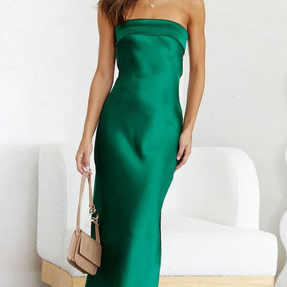 Lina - Elegant kjole med offshoulder utforming og komfortabel passform