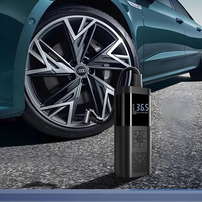 AirGauge – Oppladbar Luftkompressor med Digital Skjerm