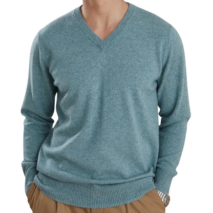 Lennart – Genser med V-hals og lange ermer til hverdagsbruk