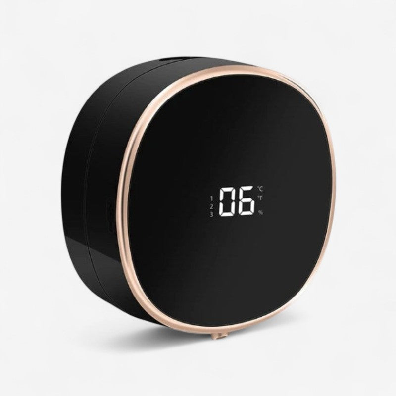 SmartWash – Automatisk Såpedispenser med Digitalt Display og Oppladbart Batteri