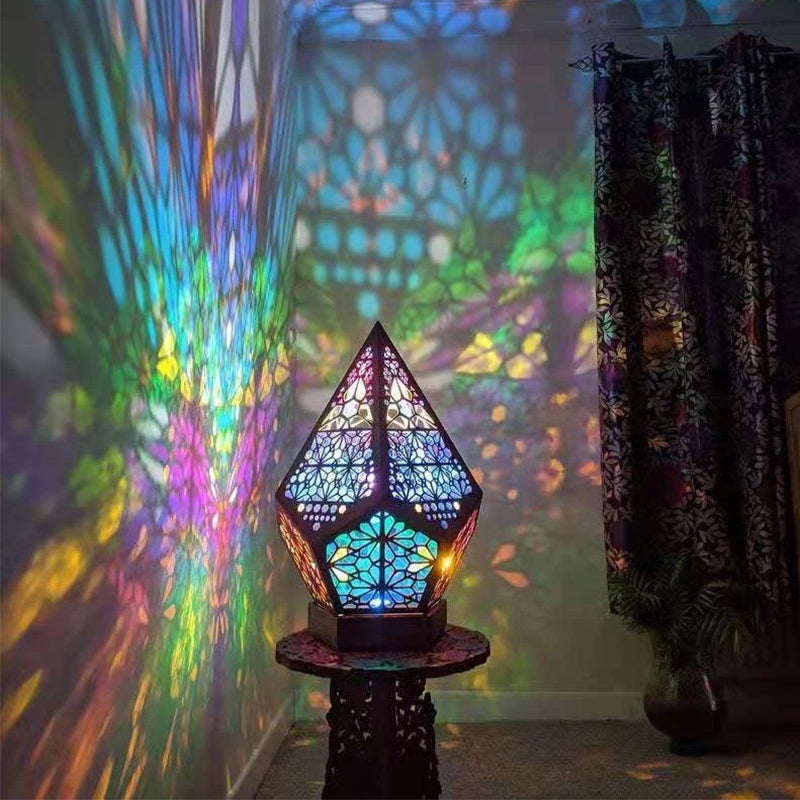 StarGlow - LED Star Projektor Bohemian bordlampe for koselige rom