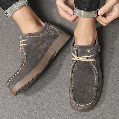 Mark - Uformelle snøresko med robust såle for komfort og stil