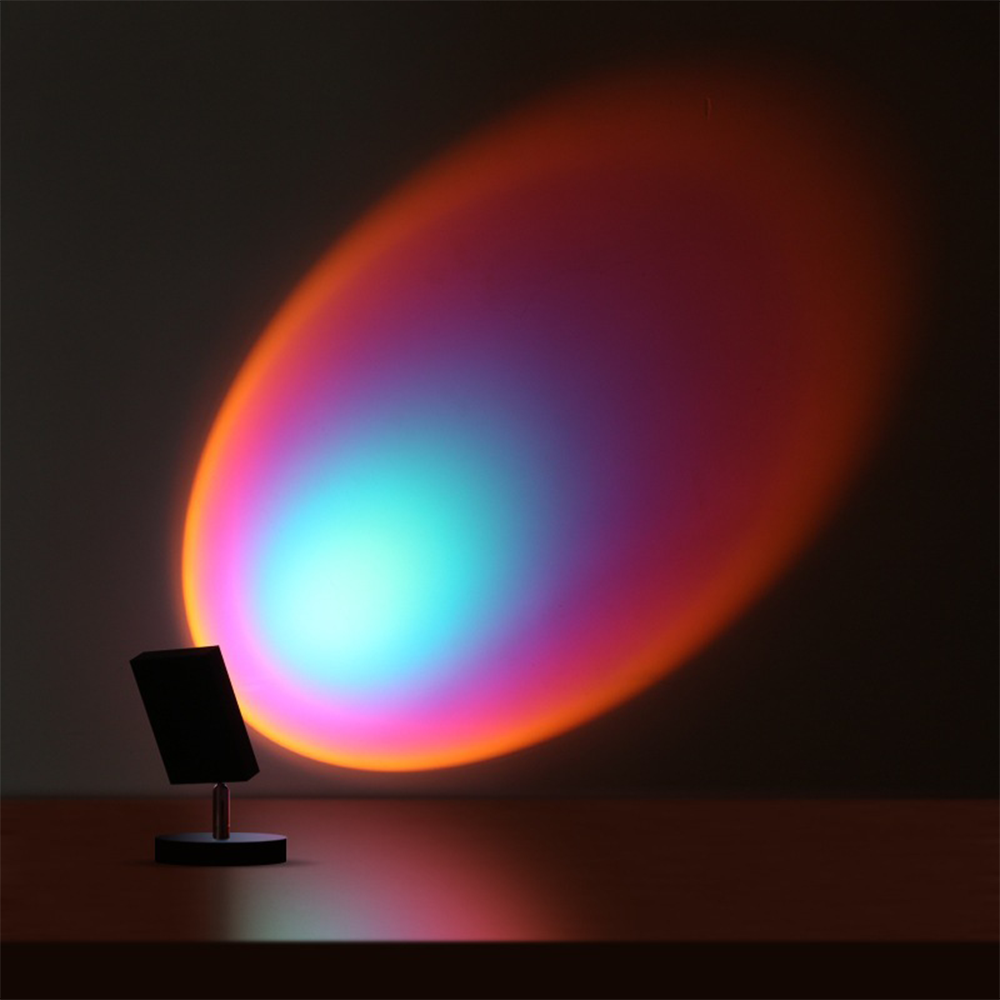 LumaVista - Solnedgangsbordlampe med varm glød for å skape en avslappende atmosfære