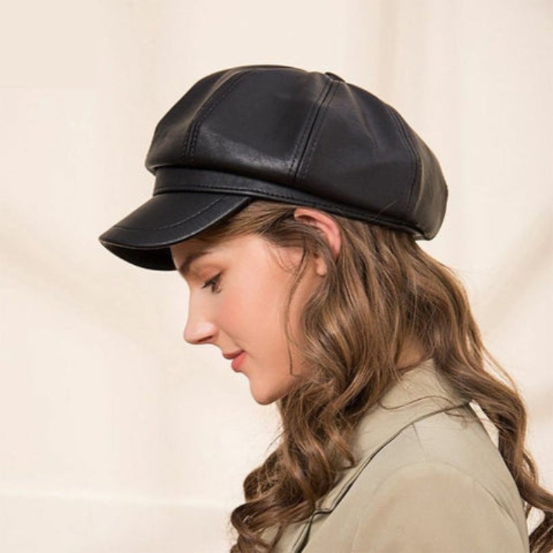 Audrey - Beret Hatt med Justerbar og Sammenleggbar Design