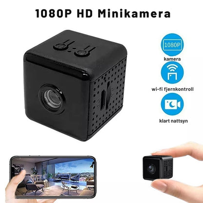 SecureCam - Trådløst overvåkingsminikamera med bevegelsesdeteksjon og nattsyn