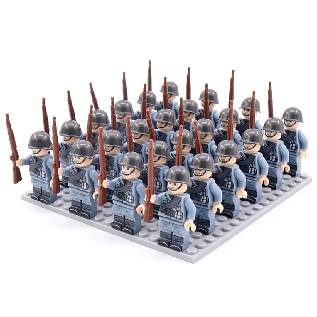 BlockBattles - Byggeklossesett med enheter fra andre verdenskrig for pedagogisk moro