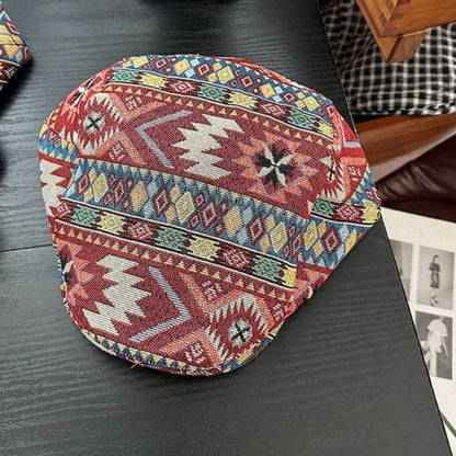 FlatFlex – Flat Cap med Trykt og Justerbart Design