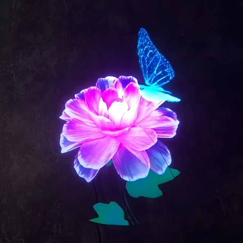 HoloSpin – WiFi 3D hologramvifte projektor med flytende lysvisualer