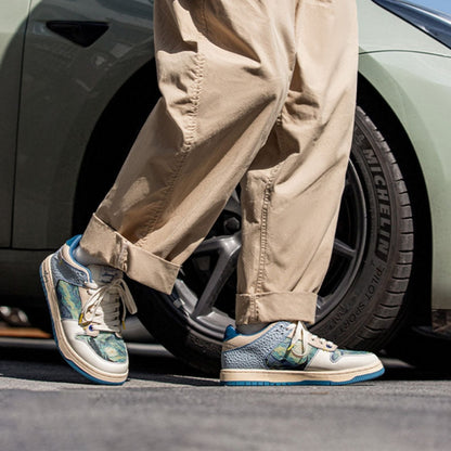 Konrad – Joggesko med trykke flat såle og rund tå