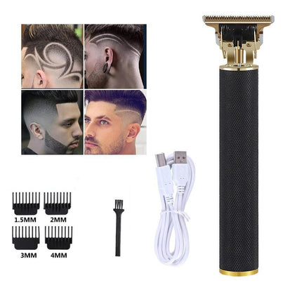 TrimForge - Trådløs presisjonstrimmer med skarpt blad for skjeggstyling