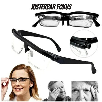 VisionFlex - Briller med justerbart fokus for klart syn på alle avstander