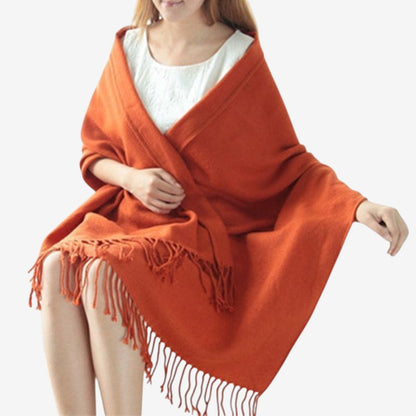 Emilia – Stort duskskjerf og tykt sjal